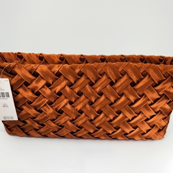 Anthropologie Woven Clutch Chain Crossbody Bag - Picture 6 of 6